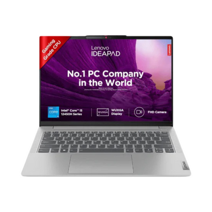Lenovo IdeaPad Slim 5, Intel Core i5-12450H, 12th Gen, 16GB RAM, 512GB SSD, WUXGA+ IPS, 14"/35.5cm, Windows 11, MS Office 2021, Cloud Grey, 1.46Kg, 83BF000UIN, Backlit KB, FHD Camera, Alexa Laptop