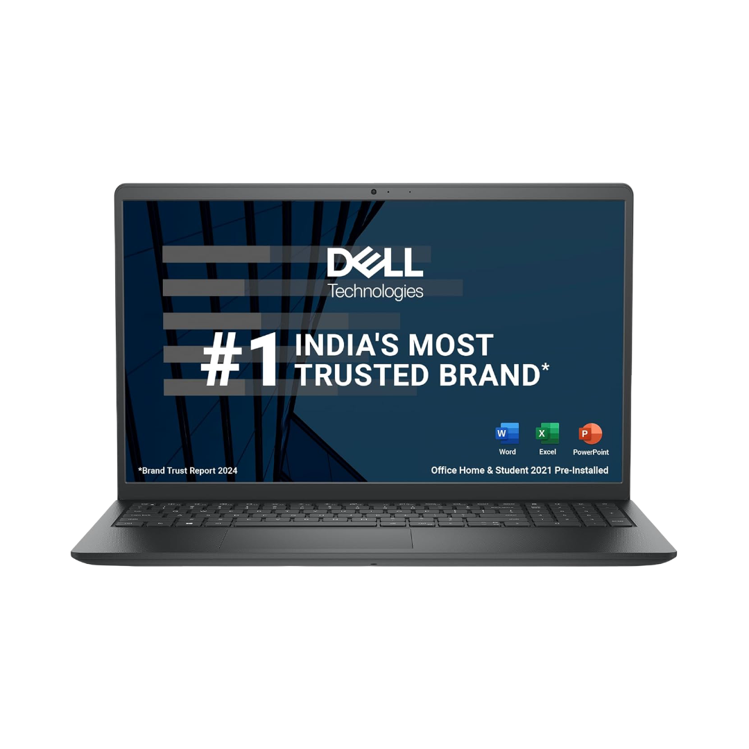 Dell 15 Thin & Light Laptop, Intel Core 13th Generation i5-1334U Processor, 16GB DDR4 & 512GB SSD, 15.6" (39.62cm) FHD 120Hz 250 nits, Windows 11 + MSO'21 + 15 Month Mcafee, Carbon Black, 1.66kg