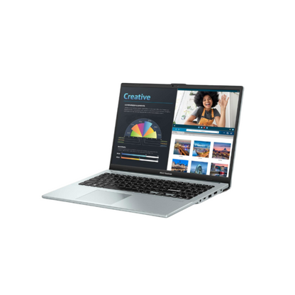 ASUS Vivobook Go 15 (OLED), AMD Ryzen 5 7520U, 15.6" (39.62 cm) FHD OLED, Thin & Light Laptop (8GB/512GB SSD/Windows 11/Office 2021/Backlit Keyboard/Green Grey/1.63 kg), E1504FA-LK523WS