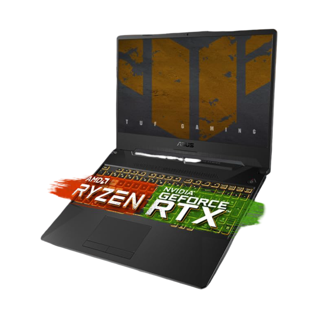 ASUS TUF Gaming A15, AMD Ryzen 7 7435HS, 15.6" FHD 16:9 144Hz 250 nits, Gaming Laptop (16GB RAM/512GB SSD/NVIDIA GeForce RTX 2050/Win 11 Home/48WHr Battery/Graphite Black/2.30Kg), FA566NFR-HN045WS