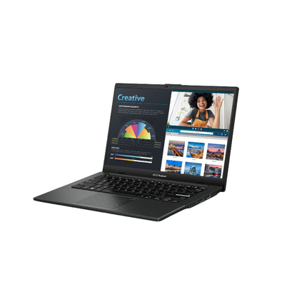 ASUS Vivobook Go 14 (2023), AMD Ryzen 5 7520U, 14-inch (35.56 cm) FHD, Thin & Light Laptop (8GB/512GB SSD/Windows 11/Office 2021/Alexa Built-in/Mixed Black/1.38 kg), E1404FA-NK522WS
