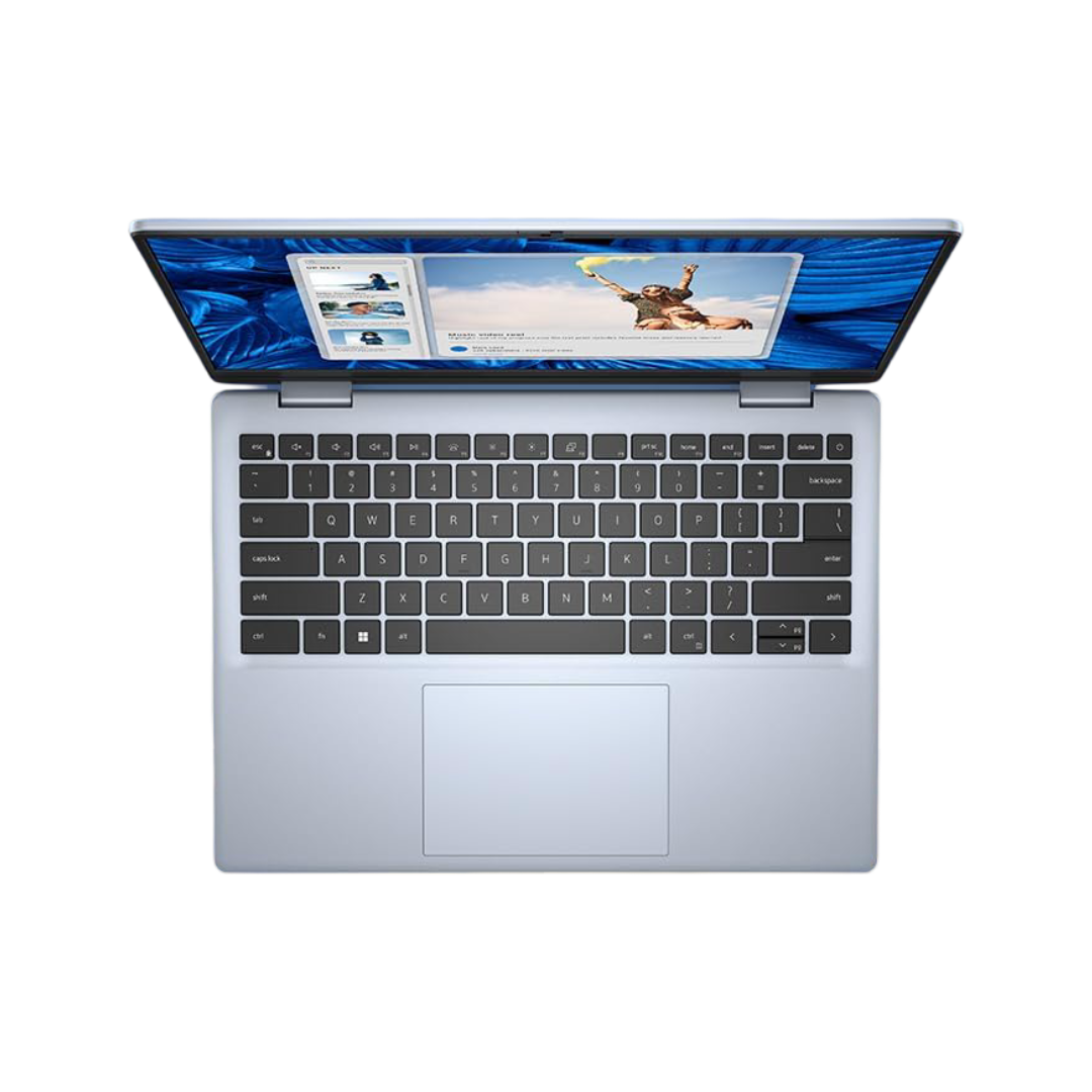 Dell Inspiron 7440, Intel Core i7-13620H, 16GB DDR5, 512GB SSD, FHD+ 250nits, 14"/35.52cm, Windows 11, MS Office 21, Ice Blue, 1.60KG, Backlit KB + FPR, McAfee 15 Months, Thin & Light Laptop