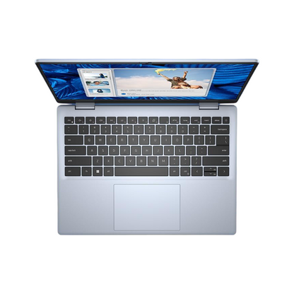 Dell Inspiron 7440, Intel Core i7-13620H, 16GB DDR5, 512GB SSD, FHD+ 250nits, 14"/35.52cm, Windows 11, MS Office 21, Ice Blue, 1.60KG, Backlit KB + FPR, McAfee 15 Months, Thin & Light Laptop