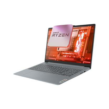 Lenovo IdeaPad Slim 3 Ryzen 7 5825U 15.6" (39.6cm) FHD Thin and Light Laptop (16GB RAM/512GB SSD/Integrated AMD Radeon Graphics/Windows 11/Office Home 2024/Grey/1.6Kg), 82XM0114IN