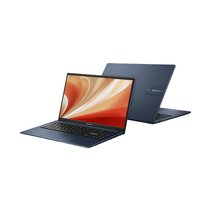 ASUS Vivobook 15, Intel Core i3-1215U, 1.2 GHz, 16GB RAM, 512GB SSD, FHD 1920x1080, 15.6", Windows 11, MS Office Home, Quiet Blue, 1.7KG, X1504ZA-NJ341WS, Integrated Graphics, Thin & Light Laptop