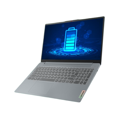 Lenovo IdeaPad Slim 3 12th Gen Intel Core i5-12450H 15.6 Inch (39.6cm) FHD Thin & Light Laptop (16GB/512GB SSD/Windows 11/Office Home 2024/3months Game Pass/Arctic Grey/1.62Kg), 83ER00MCIN
