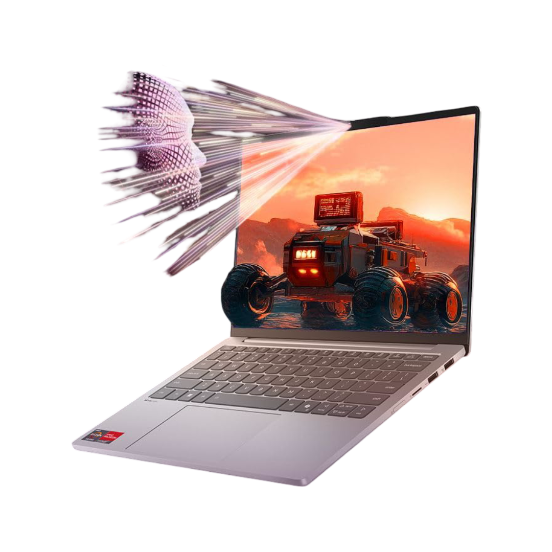 Lenovo IdeaPad Slim 5, AMD Ryzen 5 7535HS, 16GB RAM, 512GB SSD, WUXGA IPS, 13.3"/33.7cm, Windows 11, Microsoft 365 Basic + Office 2024, Grey, 1.6Kg, Backlit KB, 1Yr ADP Free, 83J2004HIN, Laptop