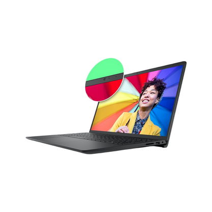 Dell 15, AMD Ryzen 3 7320U, 8GB RAM, 512GB SSD, FHD, 15.6"/39.62cm, Windows 11, Office H&S 2024, Black, 1.63 Kg, [Dell 15], M365, 12 Month Mcafee, Thin & Light, Laptop