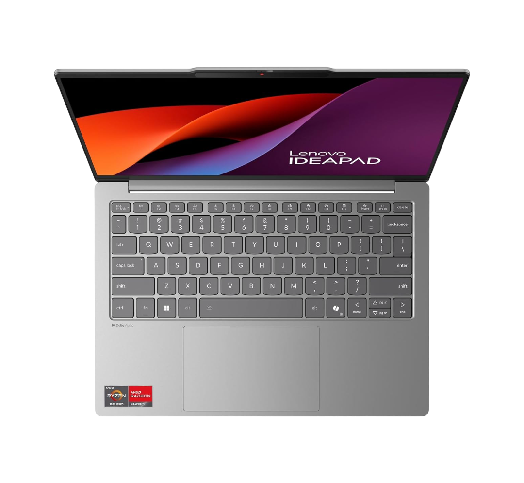 Lenovo IdeaPad Slim 5 Ryzen 7 7735HS (16GB RAM/512GB SSD/Integrated AMD Radeon 680M Graphics/WUXGA IPS Display/13.3" (33.7cm)/Windows 11/Office Home 2024/Backlit KB/Grey/1.15Kg), 83J2000HIN Laptop
