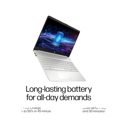 HP Laptop 15s, 12th Gen Intel Core i3-1215U, 15.6 inch(39.6cm) FHD Laptop(8GB RAM,512GB SSD,Intel UHD Graphics,Alexa,Numeric Keypad,Dual Speaker,Win 11,MSO 21,1.69 Kgs,Natural Silver) 15s-fy5003TU