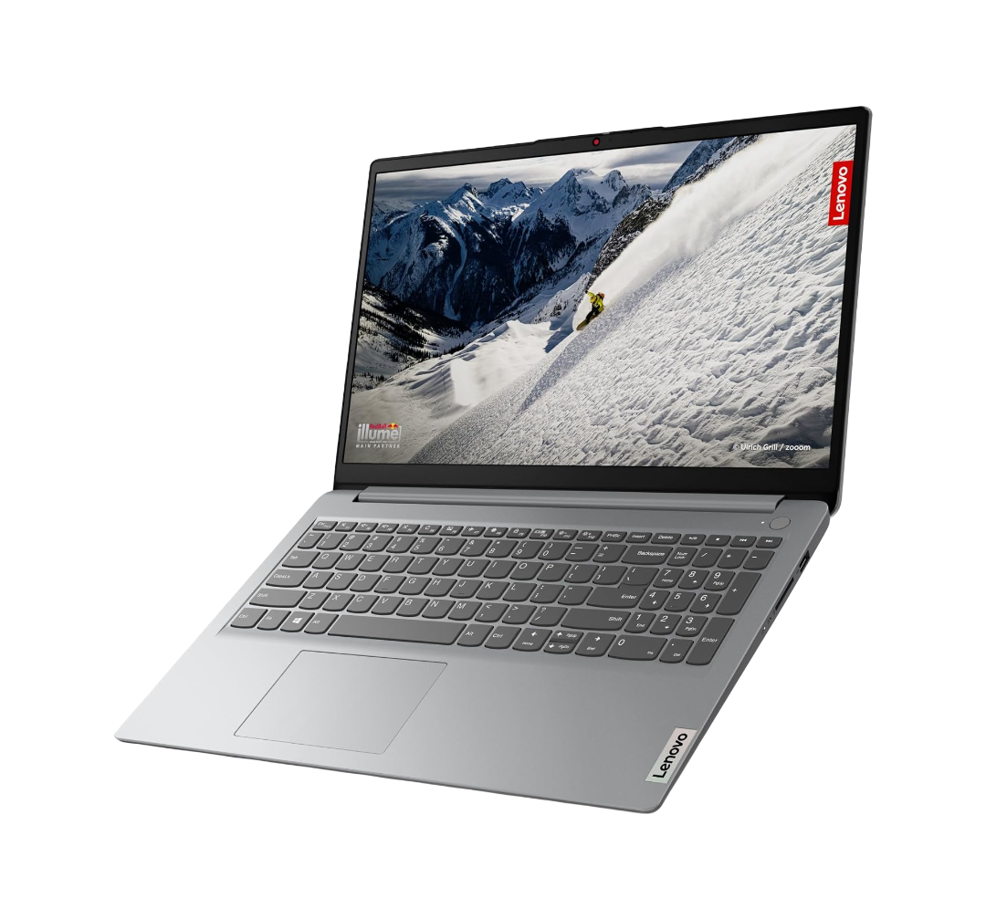 Lenovo IdeaPad 1 Intel Celeron N4500, 8GB RAM, 512GB SSD, HD 15.6"(39.6cm), Windows 11, Grey, 1.55Kg, 82LX00F7IN, 3 Month Game Pass Laptop
