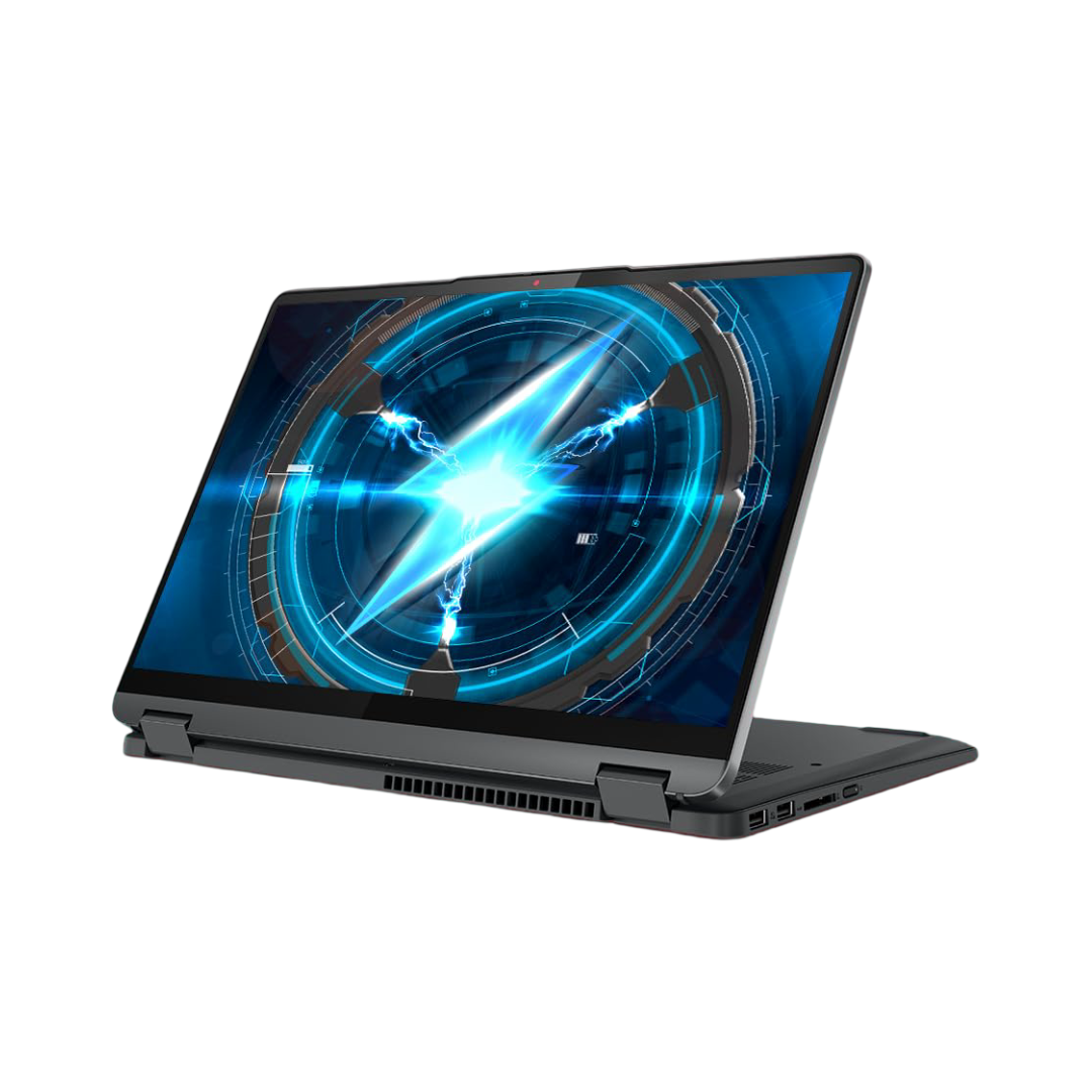 Lenovo IdeaPad Flex 5 Intel Core i7-1355U 14"(35.5cm) WUXGA+ IPS 2-in-1 Laptop (16GB RAM/512GB SSD/Windows 11/Office 2021/Lenovo Digital Pen/Backlit KB/3 Month Game Pass/Grey/1.5Kg), 82Y00052IN