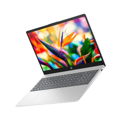 HP 15, 13th Gen Intel Core i3-1315U (8GB DDR4, 512GB SSD), Anti-Glare, Micro-Edge, 15.6''/39.6cm, FHD, Win 11, M365 Basic(1yr)* Office2024, Silver, 1.59kg, fd0465TU, UHD Graphics, FHD Camera Laptop