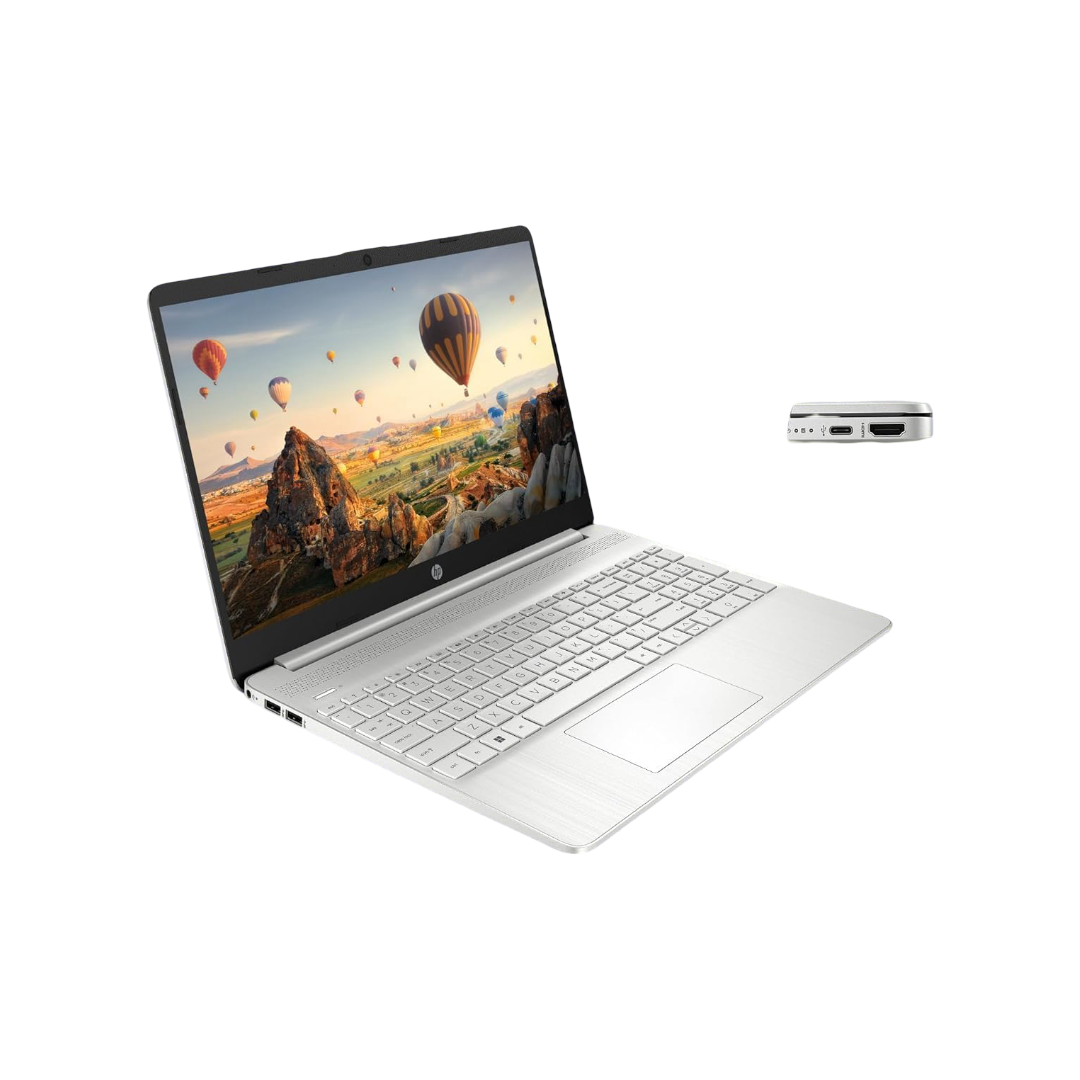 HP Laptop 15s, 12th Gen Intel Core i3-1215U, 15.6 inch(39.6cm) FHD Laptop(8GB RAM,512GB SSD,Intel UHD Graphics,Alexa,Numeric Keypad,Dual Speaker,Win 11,MSO 21,1.69 Kgs,Natural Silver) 15s-fy5003TU