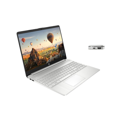 HP Laptop 15s, 12th Gen Intel Core i3-1215U, 15.6 inch(39.6cm) FHD Laptop(8GB RAM,512GB SSD,Intel UHD Graphics,Alexa,Numeric Keypad,Dual Speaker,Win 11,MSO 21,1.69 Kgs,Natural Silver) 15s-fy5003TU