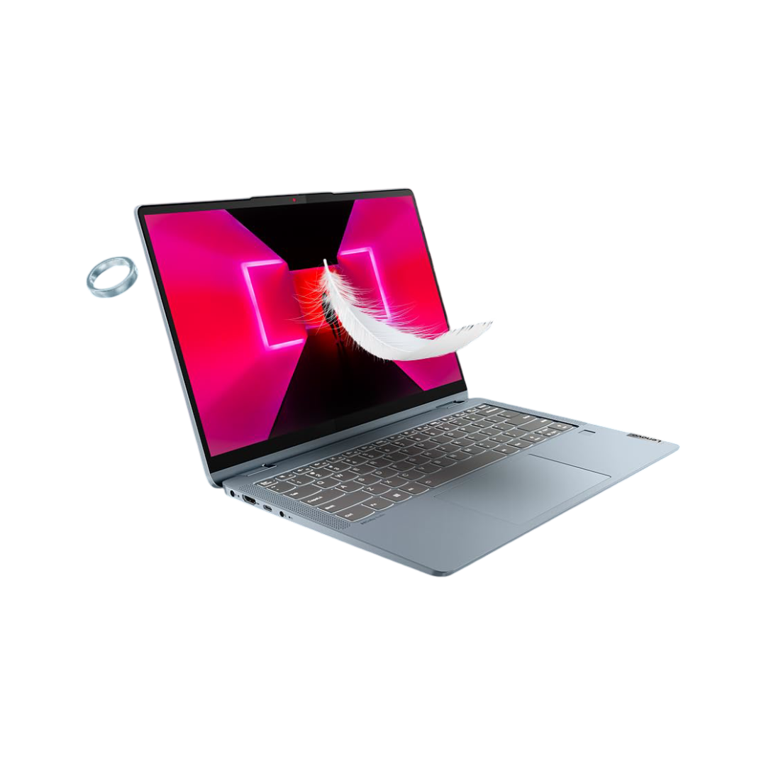 Lenovo IdeaPad Flex 5 Ryzen 7 5700U 14" (35.5cm) WUXGA+ IPS 2-in-1 Laptop (16GB/512GB SSD/Win 11/Office Home 2024/Backlit KB/Fingerprint/FHD Camera/Alexa/3 Month Game Pass/Grey/1.55Kg), 82R900HJIN