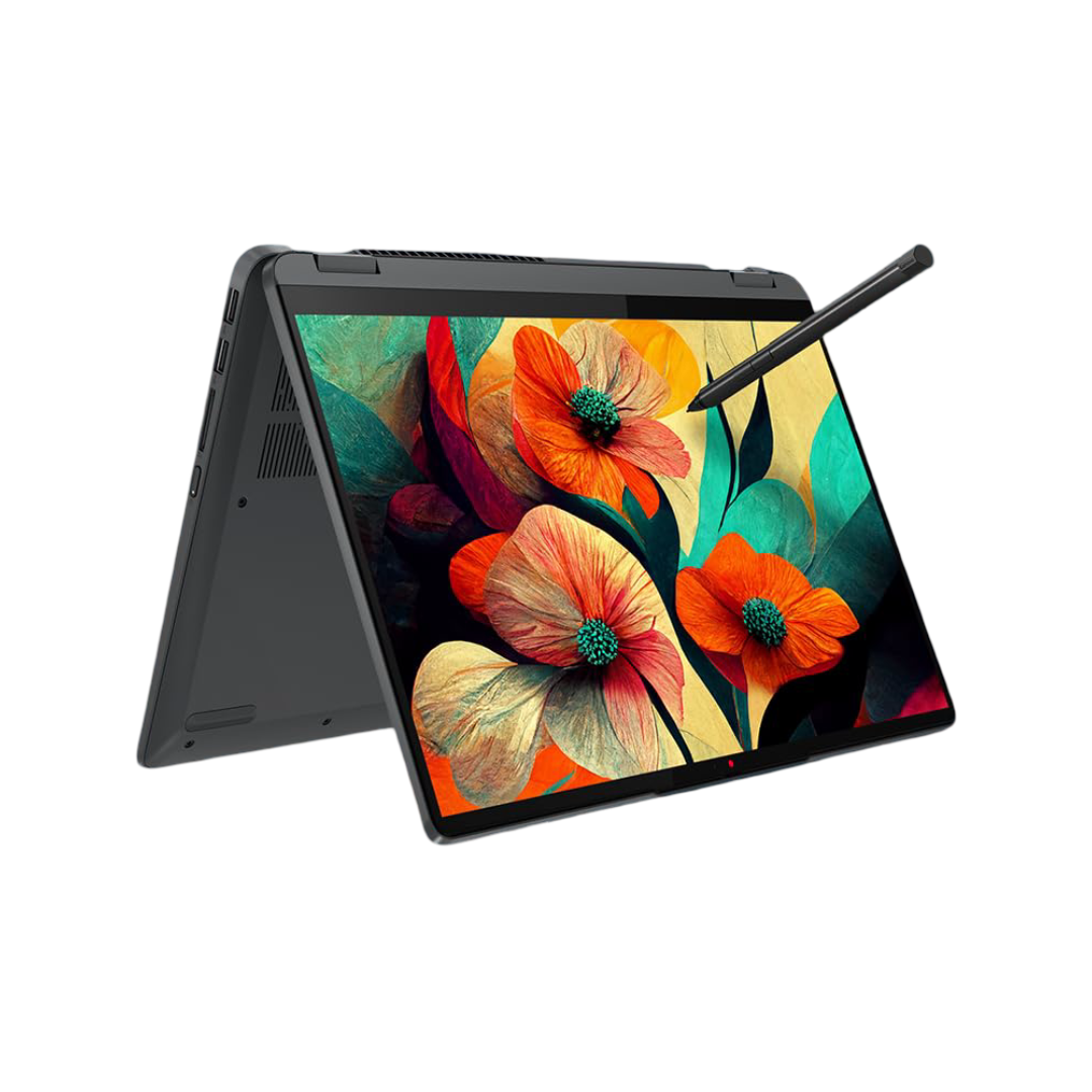Lenovo IdeaPad Flex 5 Ryzen 7 5700U 14" (35.5cm) WUXGA+ IPS 2-in-1 Laptop (16GB/512GB SSD/Win 11/Office Home 2024/Backlit KB/Fingerprint/FHD Camera/Alexa/3 Month Game Pass/Grey/1.55Kg), 82R900HJIN
