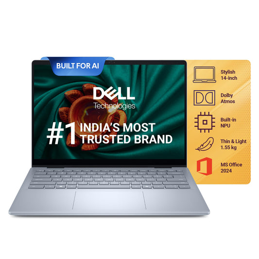 New Dell 14 Plus Laptop, AI Enabled Intel Core Ultra 7 256V, 16GB, LPDDR5X, 512GB SSD, Intel Arc Graphics, 14" 2.5K AG NT