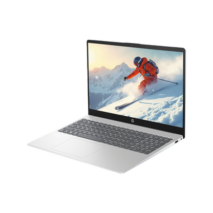 HP 15, Intel Core 5-Laptop (8GB DDR4,1TB SSD) Anti-Glare, Micro-Edge,15.6''/39.6cm, FHD, Win11, M365 Basic(1yr),Office Home24, Silver,1.59kg, FHD Camera,15-fd0549TU