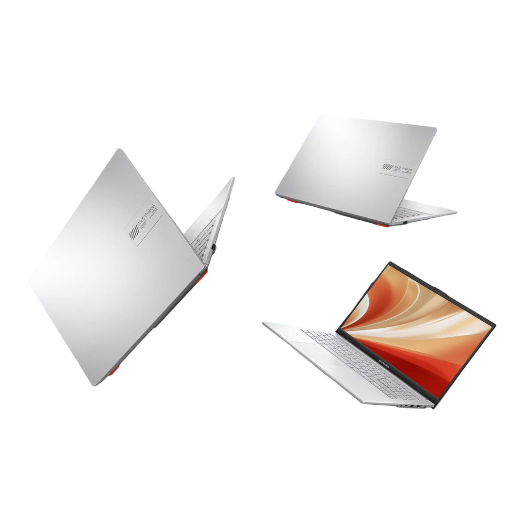 ASUS Vivobook Go 15 OLED (2023), Intel Core i3-N305, 15.6" (39.62 cms) FHD OLED, Thin and Light Laptop (8GB/512GB SSD/Windows 11/Office 2021/Backlit KB/Silver/1.63 kg), E1504GA-LK321WS