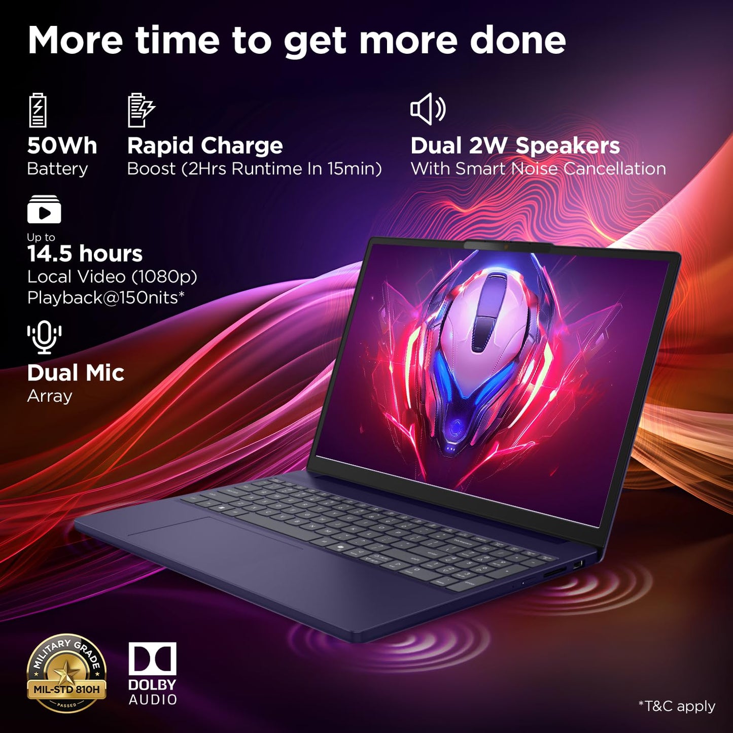 Lenovo IdeaPad Slim 3 Core i5-13420H 15.3-inch WUXGA Laptop - view 2