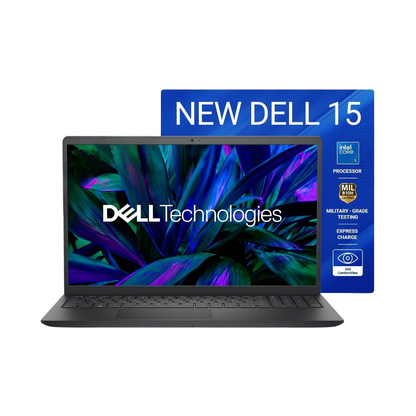 Dell 15 Laptop, 14th Gen Intel Core 3 100U Processor, 8GB, 512GB, Intel UHD Graphics Graphics, 15.6" FHD 120Hz IPS 250 nit Display, 12 Months Mcafee, Win 11 + Office H&S 2024, Platinum Silver, 1.63kg