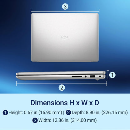 Dell 14 AI Powered Laptop, Intel Core Ultra 5 225U Processor, 16GB:512GB, 35.5cm (14") FHD+ 400nits Display, (Dell 14) — image 3