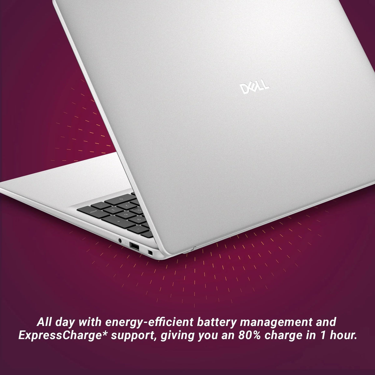 Dell 16 Laptop -16" FHD+ 300Nits Display, Backlit Keyboard + Fingerprint Reader, Intel Core 5-120U, 16GB RAM, 512GB SSD — image 3