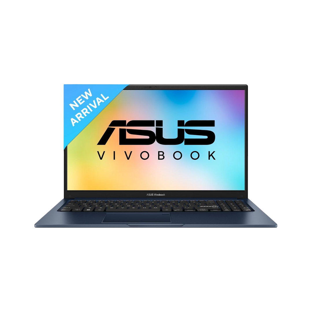ASUS Vivobook 15, (i5 14th Gen) Intel Core 5 120U,Thin & Light Laptop (16GB RAM/512GB SSD/FHD/15.6"/60Hz/Backlit Keyboard/Windows 11/Office 2021/Blue/1.70 kg) X1504VAP-NJ2864WS