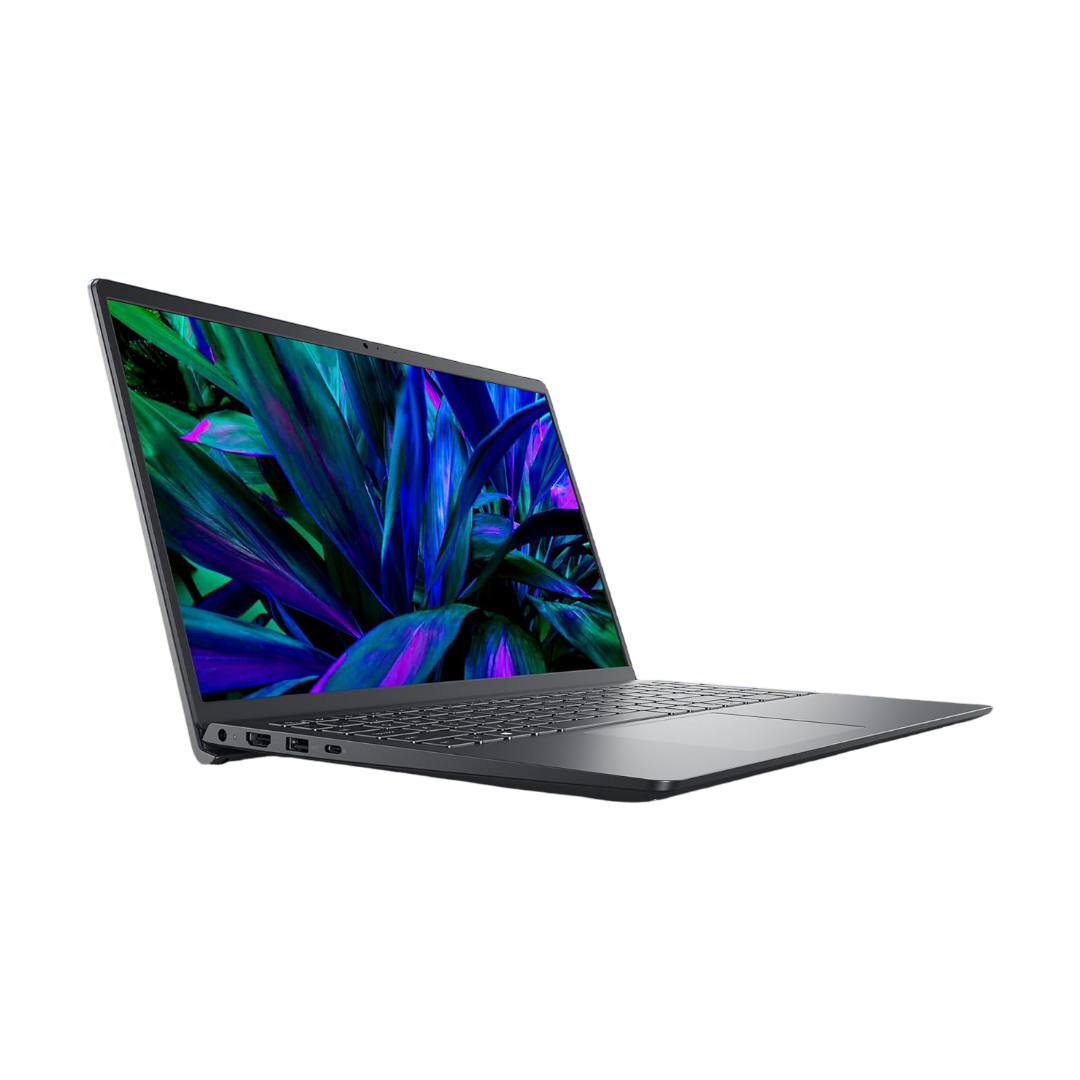 Dell 15, Intel Core 3 14th Gen-100U, 16GB DDR4, 512GB SSD, FHD IPS, 15.6"/39.62cm, Windows 11, Microsoft Office Home 2024, Carbon Black, 1.63Kg, Thin & Light, Laptop Model NO - Dell 15 DCU5250