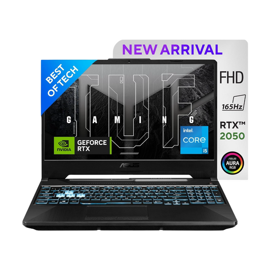ASUS TUF Gaming F17, Intel Core i5-11400H 11th Gen, 17.3-inch (43.94 cm) FHD 165Hz, Gaming Laptop (16GB/1TB SSD/4GB NVIDIA GeForce RTX 2050/Win 11/ RGB Backlit KB/Black/2.60 kg), FX706HF-NY039W