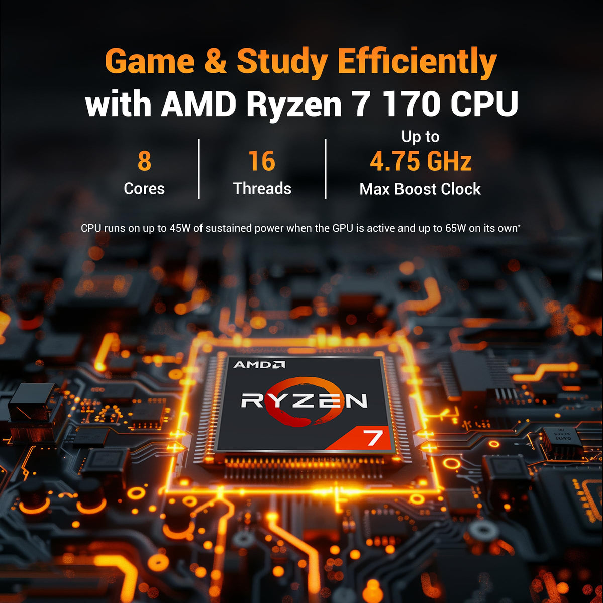ASUS TUF A16 (2026),AMD Ryzen 7 170,RTX 4050-6GB,8GB RAM (Upgradeable),512GB SSD,FHD+,16"(40 cm),144Hz,Windows 11 Home,M365 — image 5