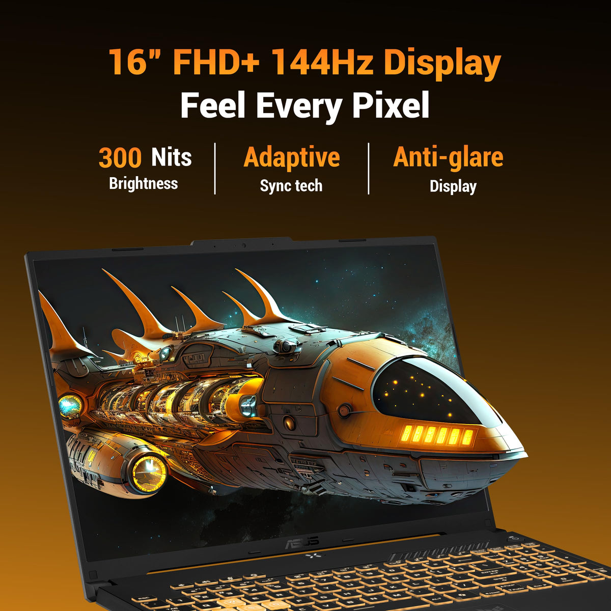 ASUS TUF A16 (2026),AMD Ryzen 7 170,RTX 4050-6GB,8GB RAM (Upgradeable),512GB SSD,FHD+,16"(40 cm),144Hz,Windows 11 Home,M365 — image 7